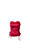 CORSET ROJO SATINADO