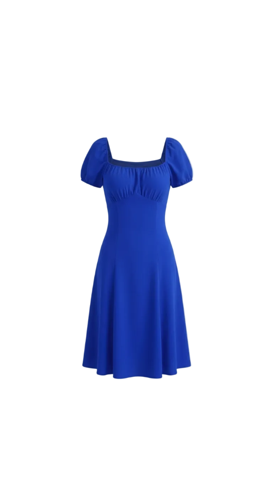 Vestido Seda Azul