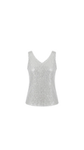 CAMISA LENTEJUELAS GRIS
