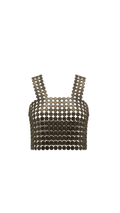 CROP TOP DORADO