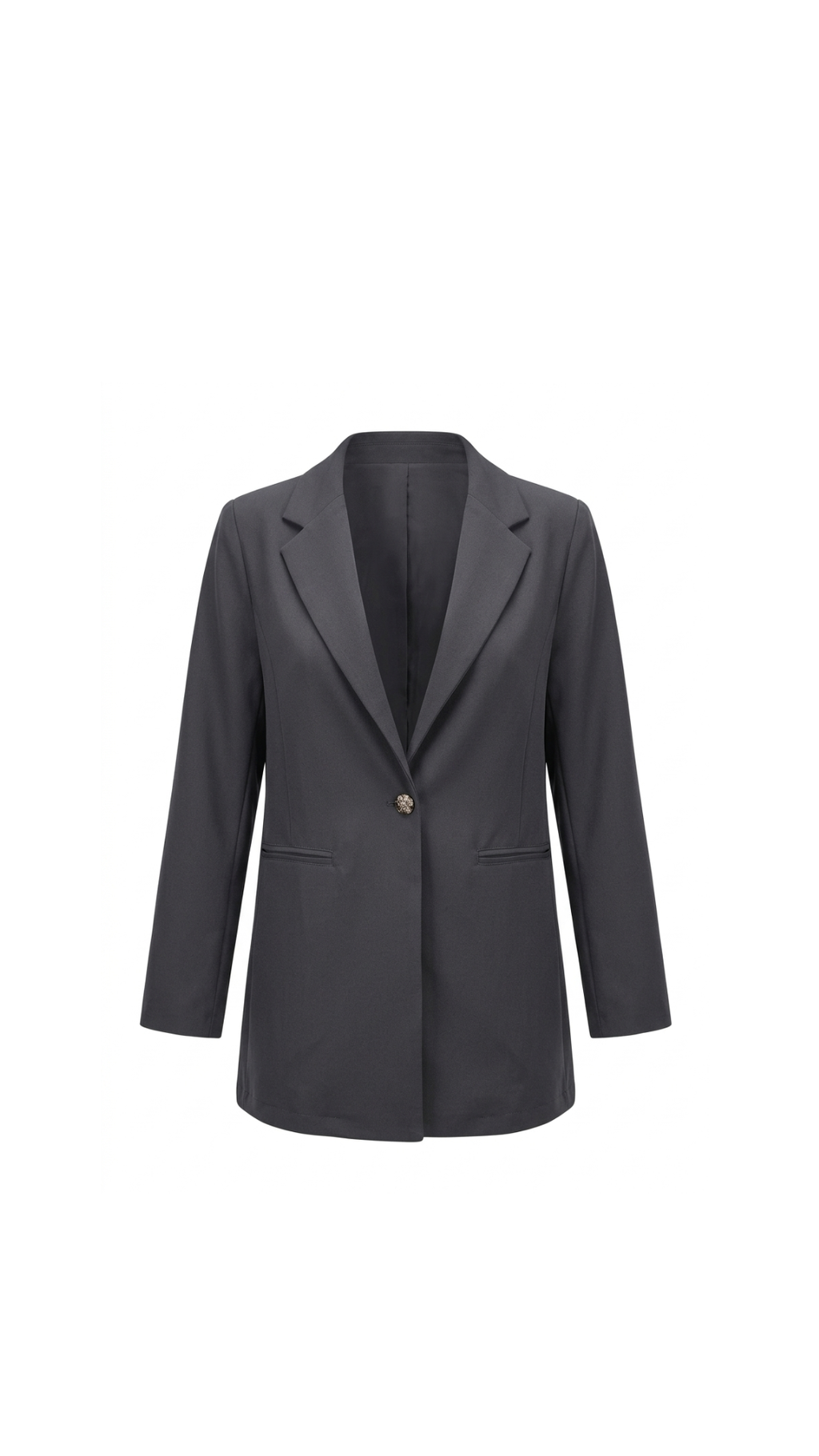 BLAZER DE SASTRE NEGRO CON BOTON