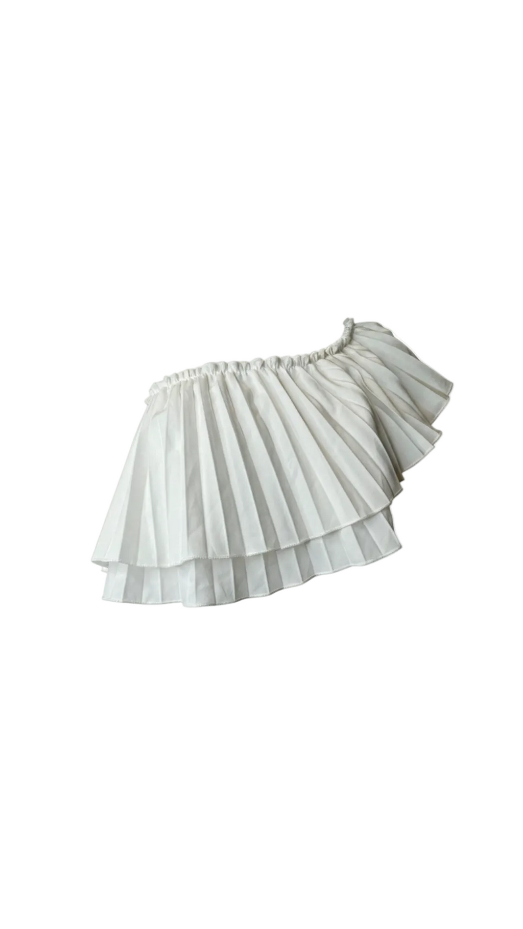 Camisa cropped marfil
