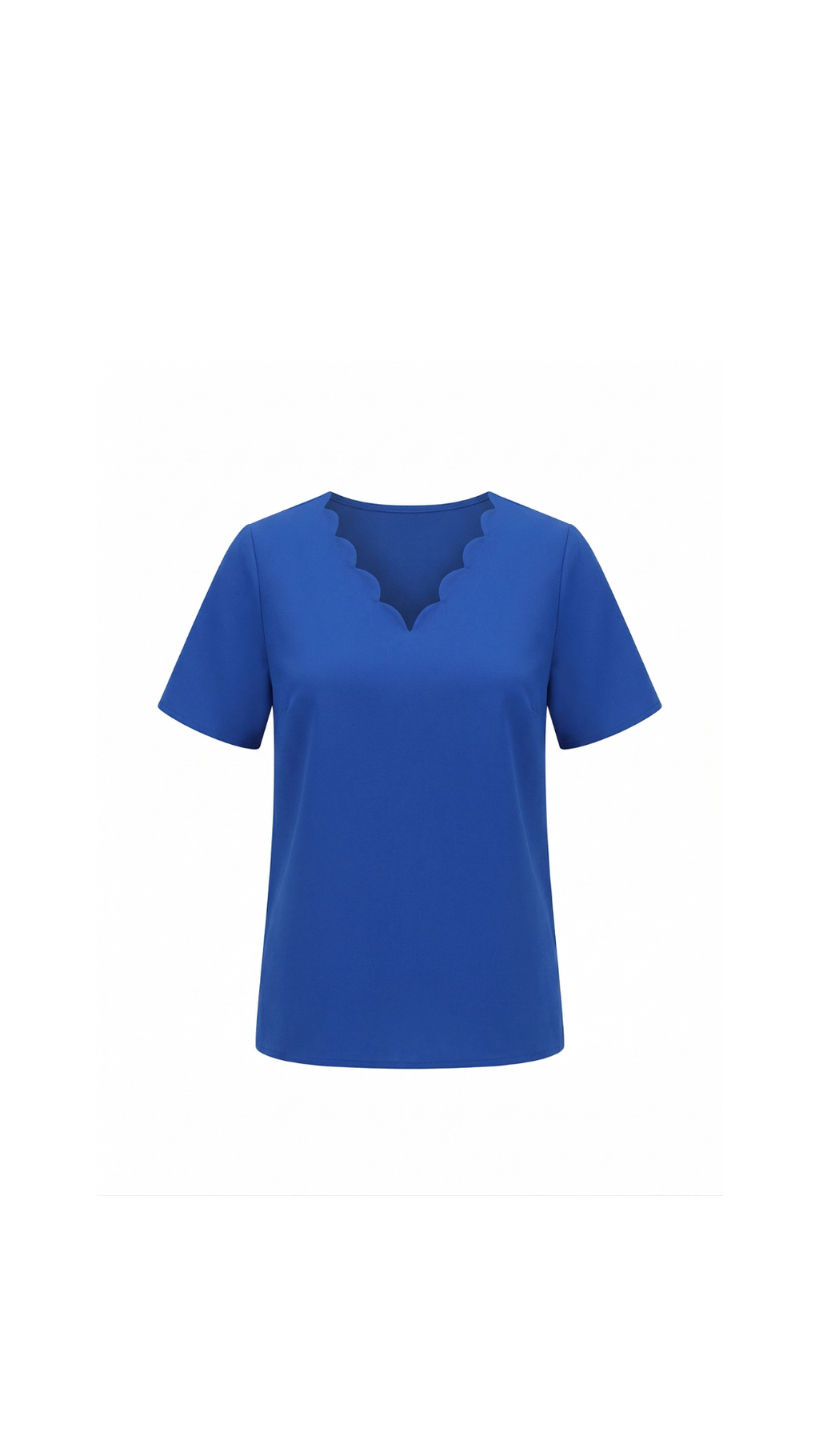 BLUSA BASICA AZUL ELECTRICO