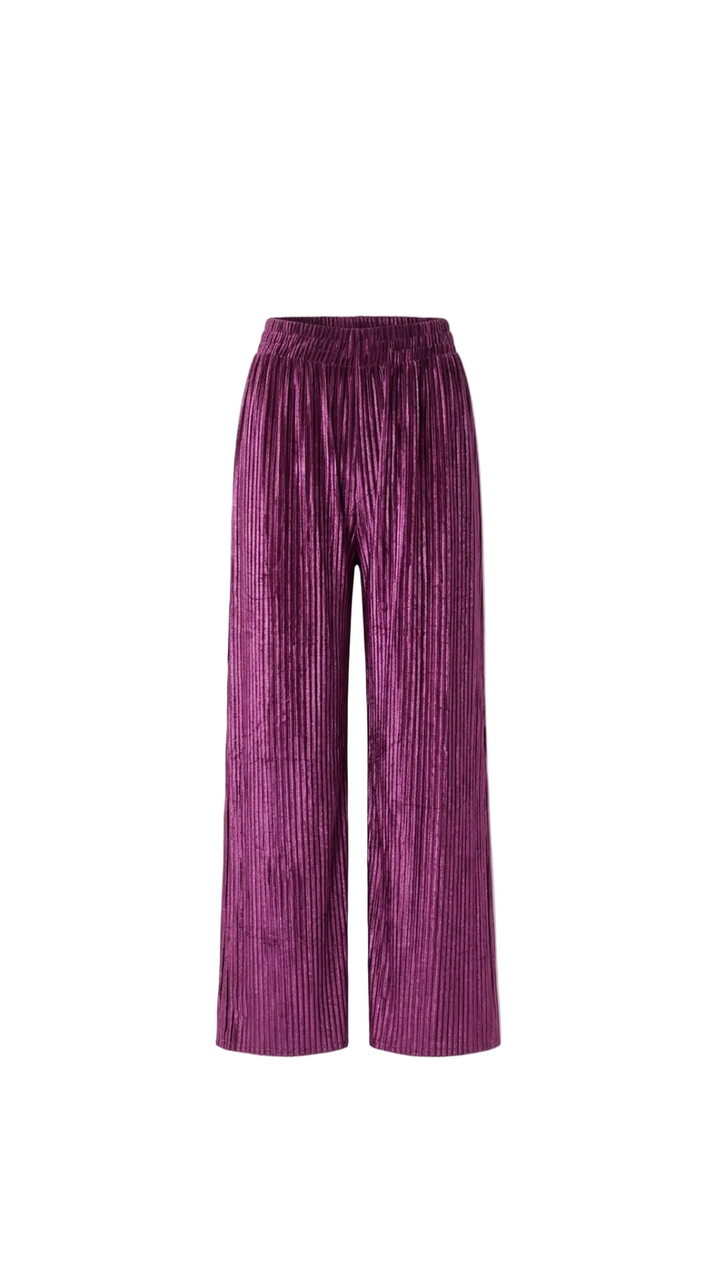 PANTALON PETITE TERCIOPELO BORGONA