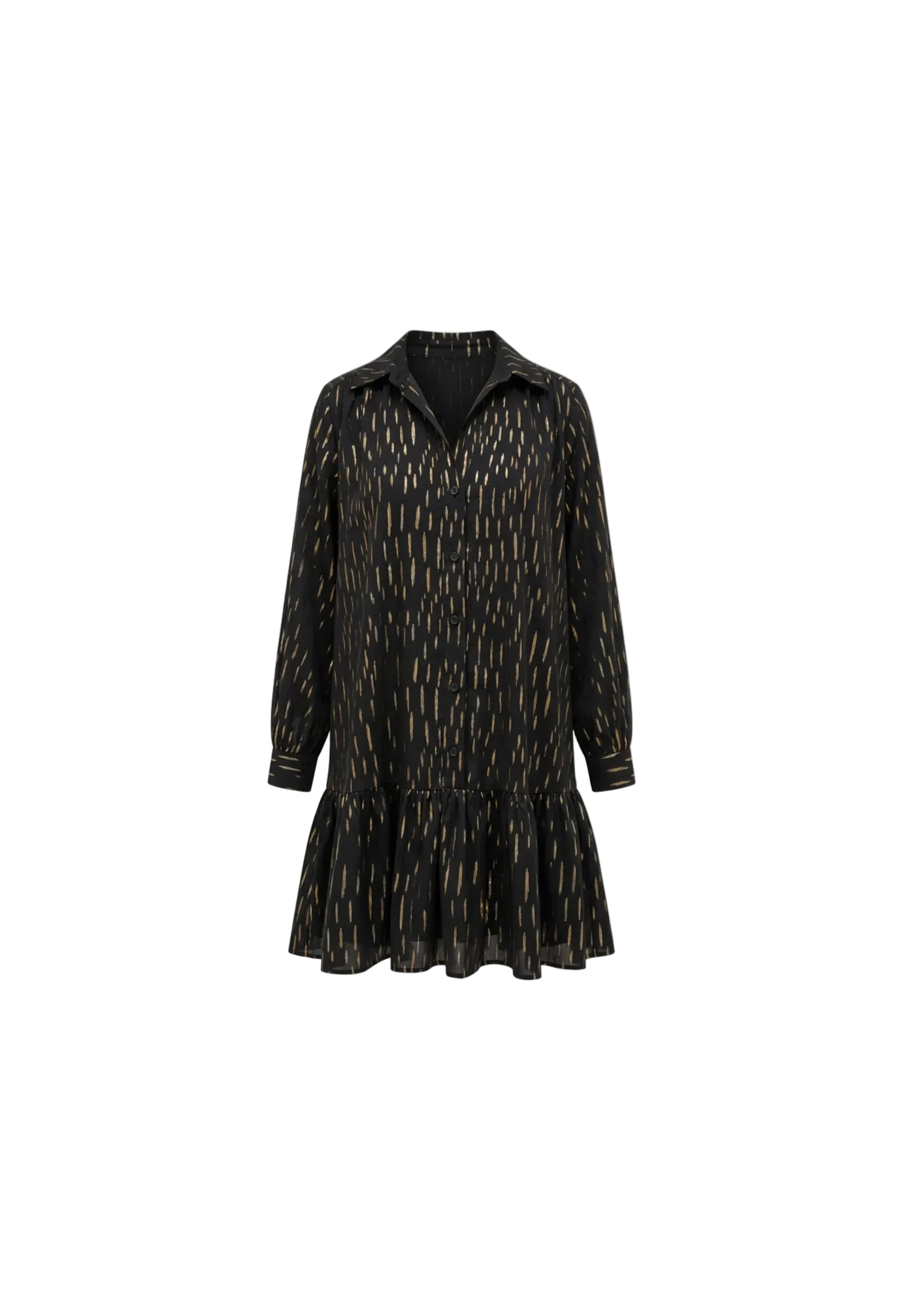 Vestido Camisero Black Gold