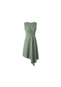 VESTIDO SAGE ASIMETRICO