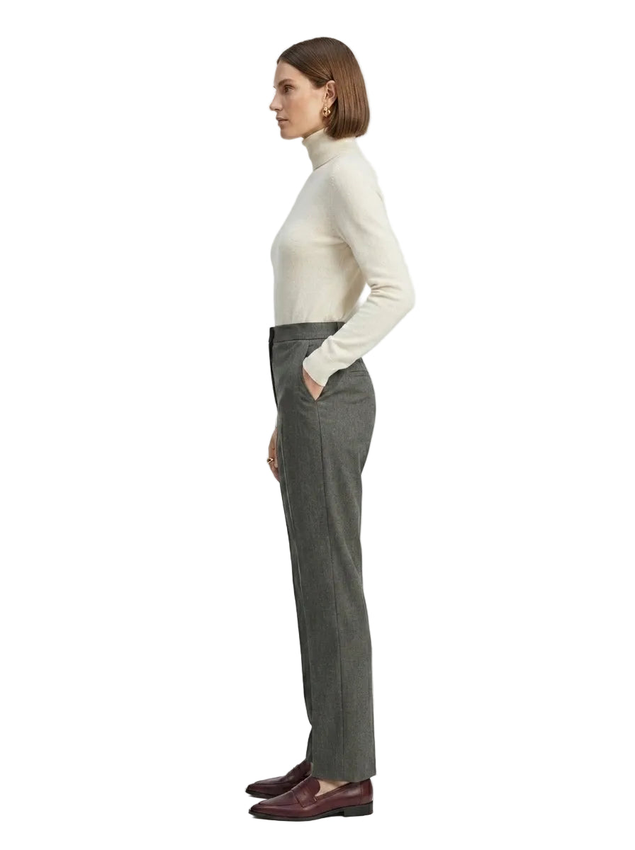Pantalón Slim Sastre Gris Marengo