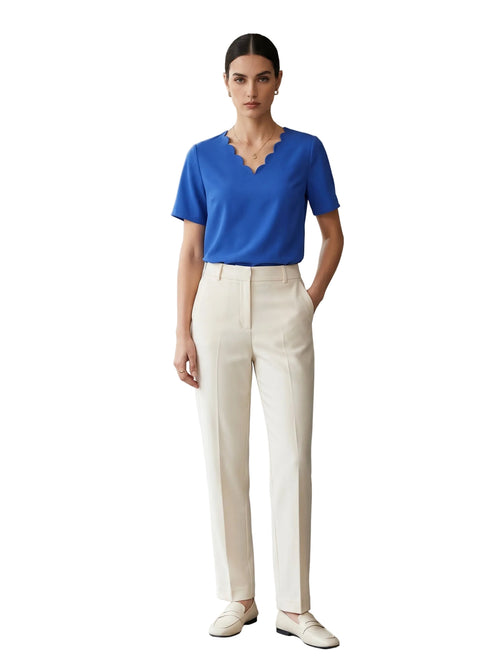 BLUSA BASICA AZUL ELECTRICO