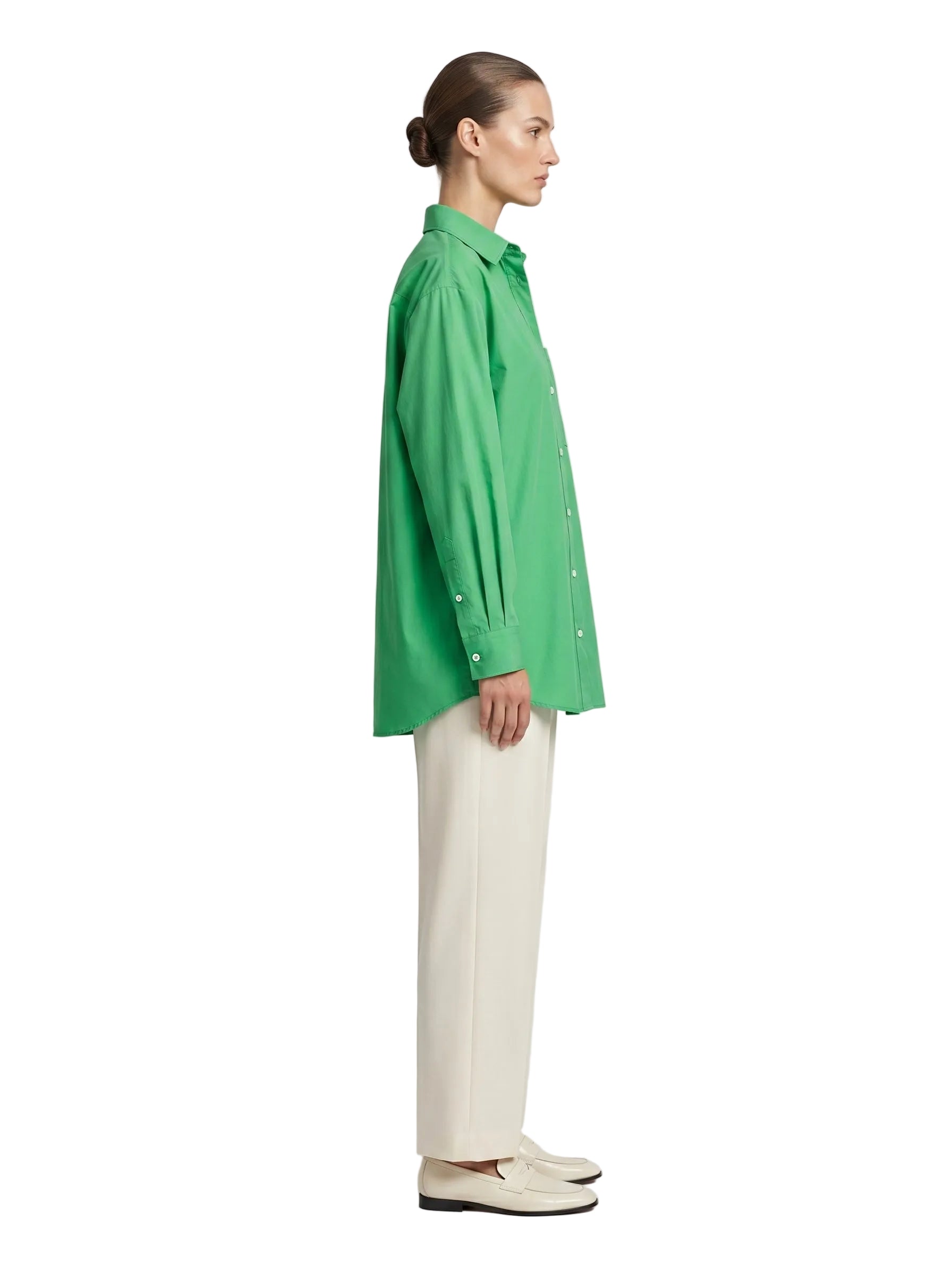 Camisa Oversize Verde Esmeralda
