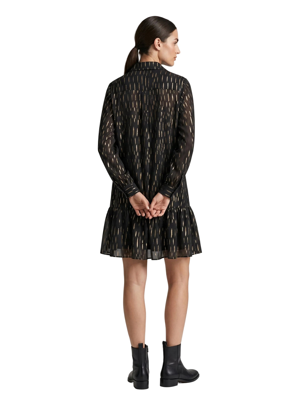 Vestido Camisero Black Gold