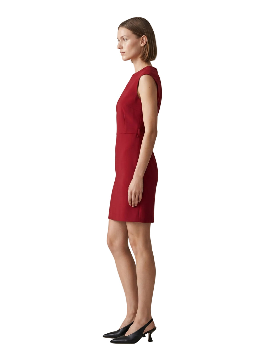 Vestido Borgoña Drapeado