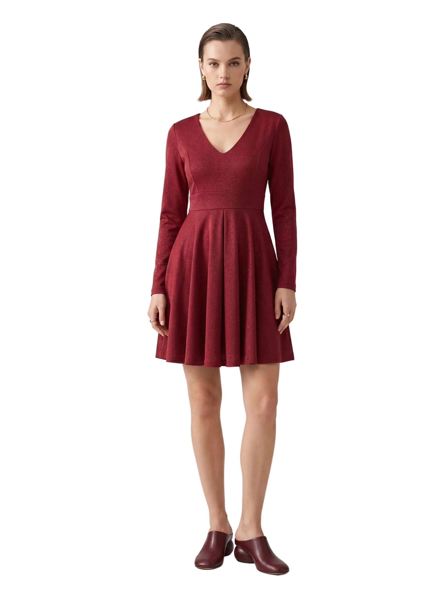 Vestido Rubí Skater Choker