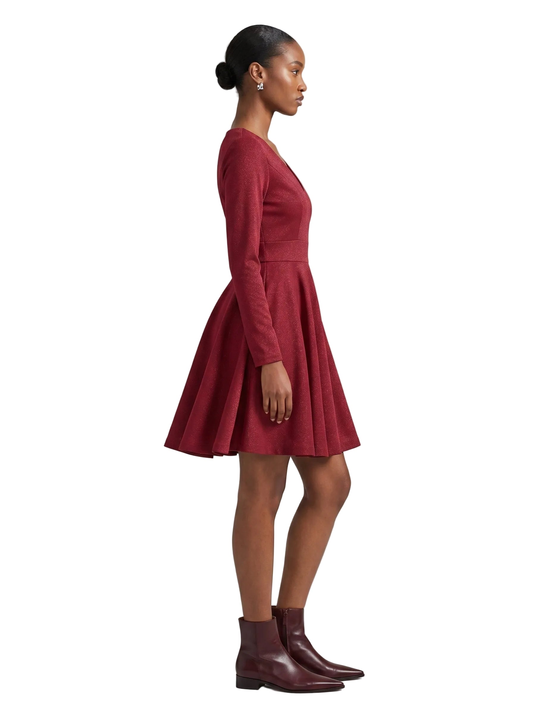 Vestido Rubí Skater Choker