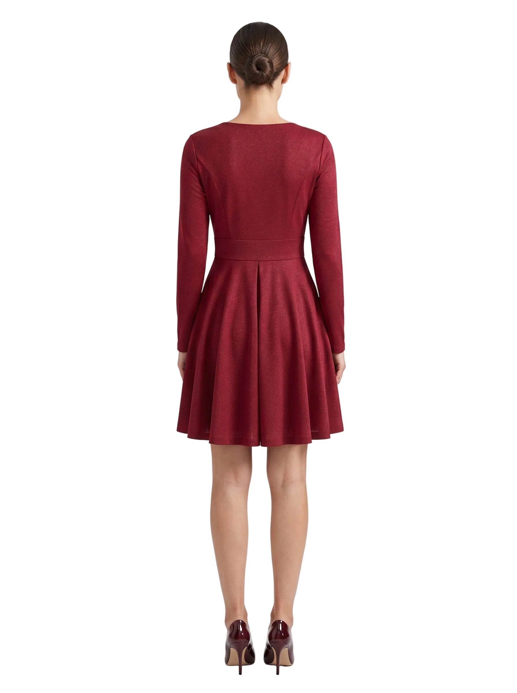 Vestido Rubí Skater Choker