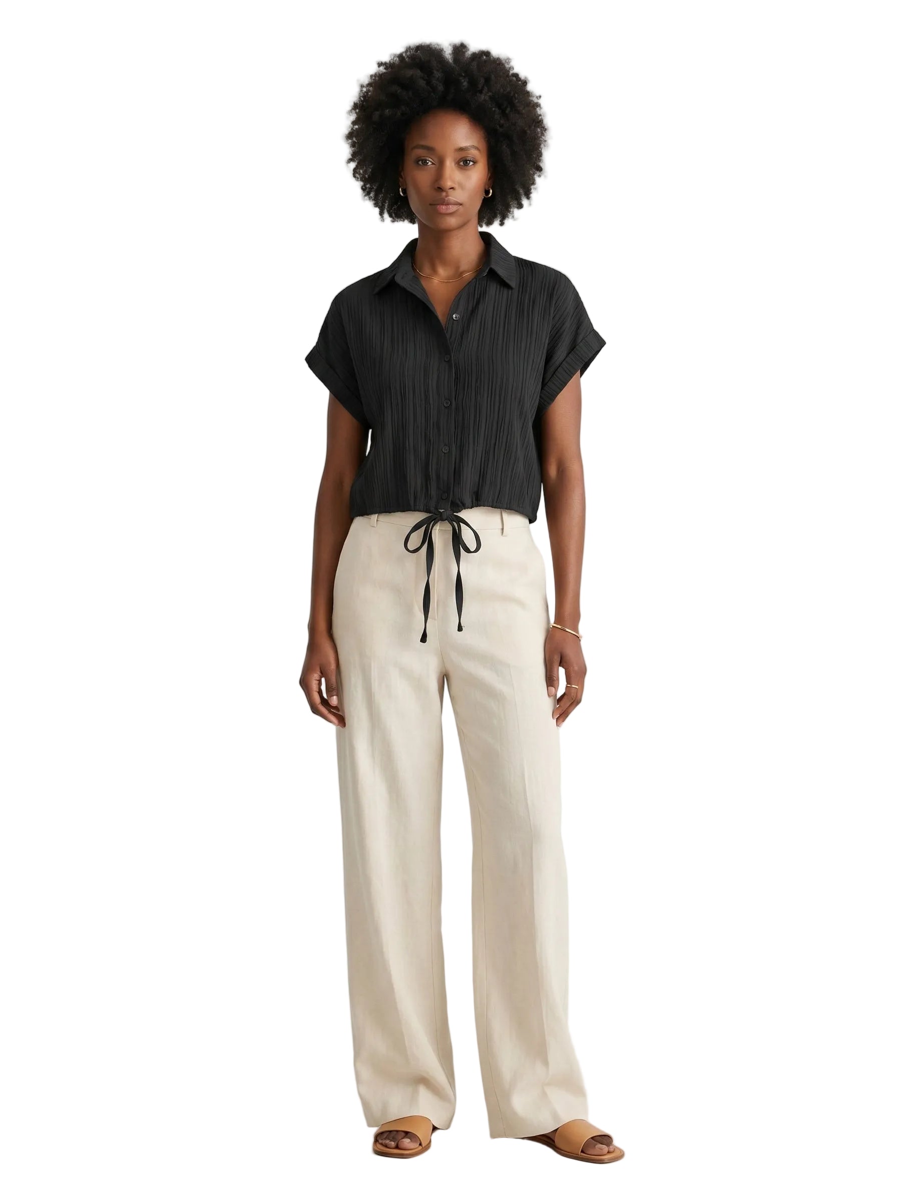 CAMISA CROP KNOT