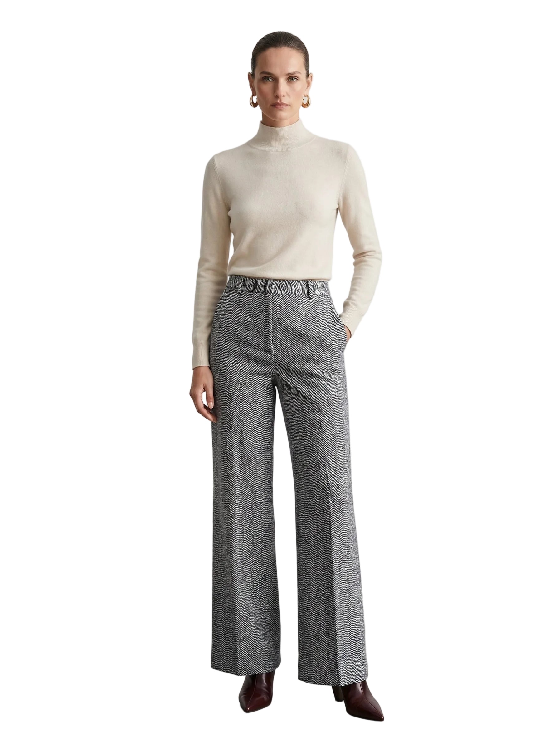 PANTALON HERRINGBONE