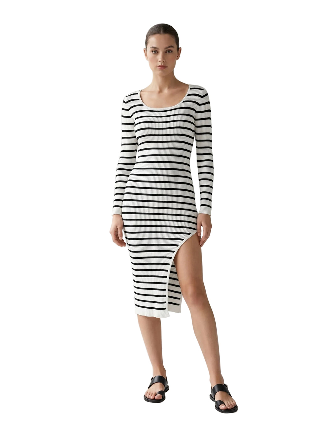 VESTIDO RIB STRIPE