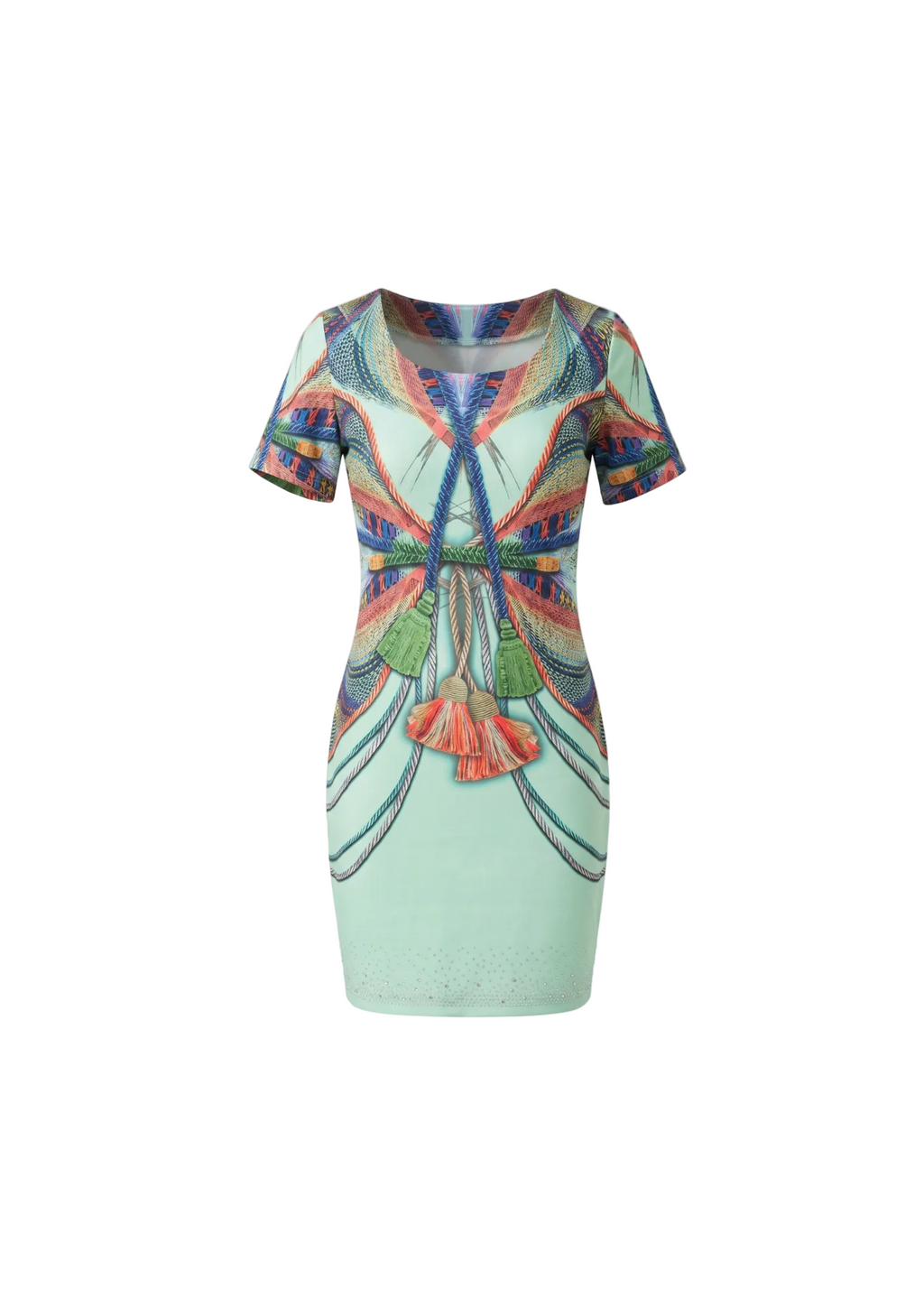VESTIDO PRINT MENTA