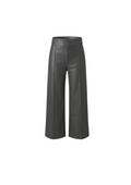 Pantalón Wide Leg Efecto Cuero