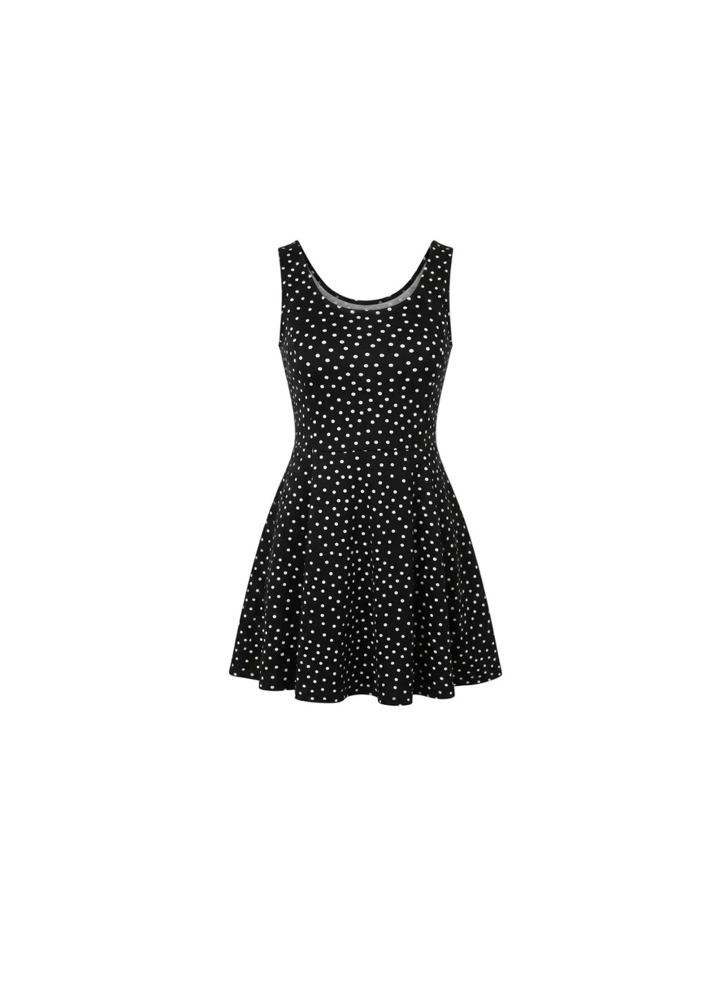 Vestido Skater Lunares Mini