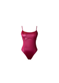 Body Vino Tinto Satinado Tirantes Finos