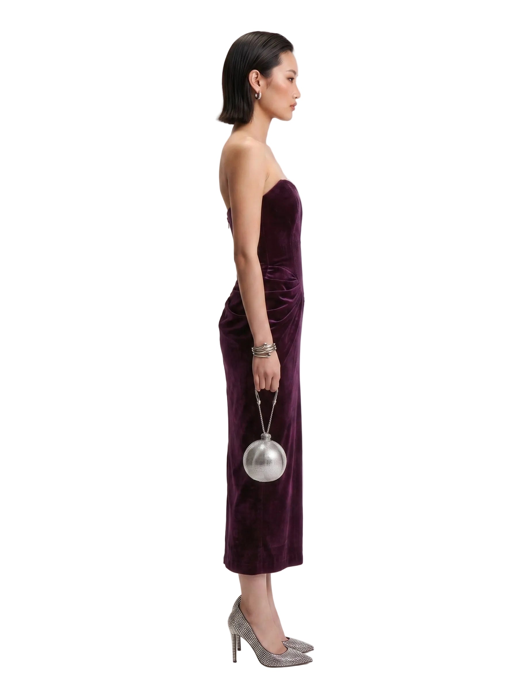 Vestido Mersedes Ciruela