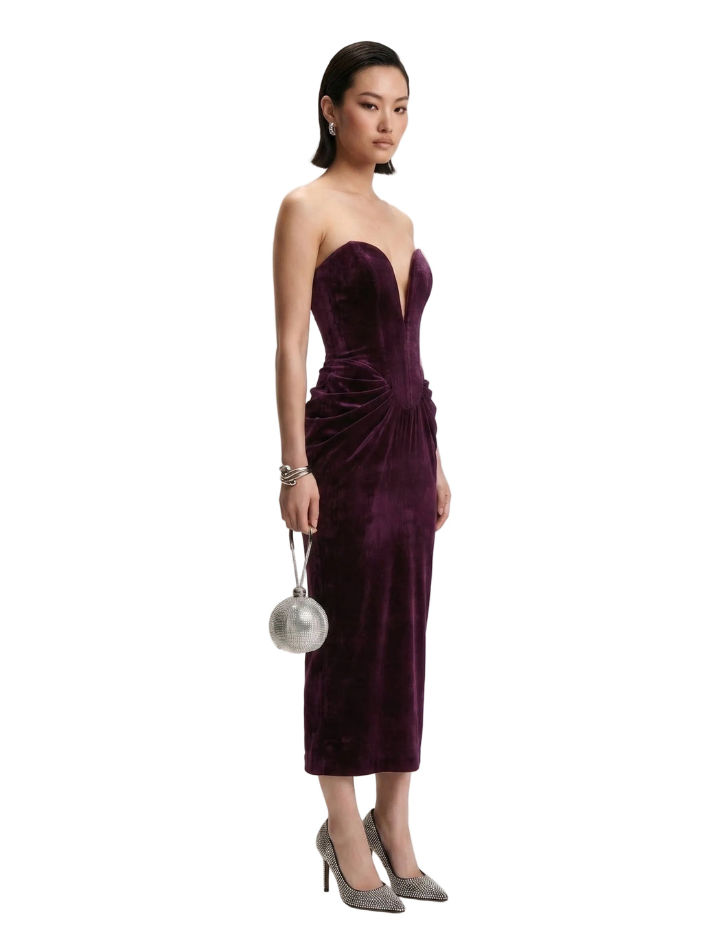 Vestido Mersedes Ciruela