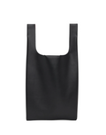 Black mission shopper bag