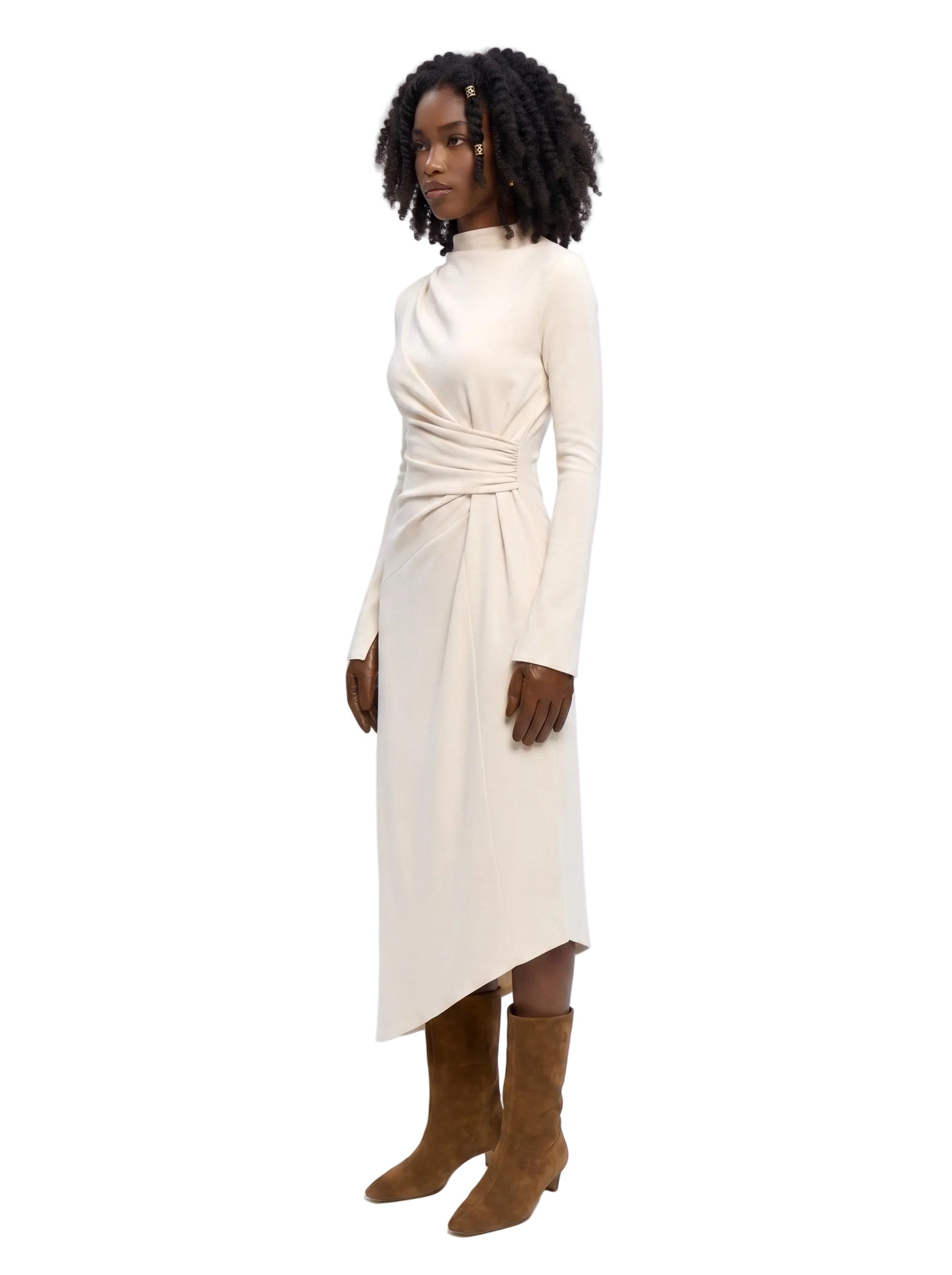 Vestido Yunella Crema