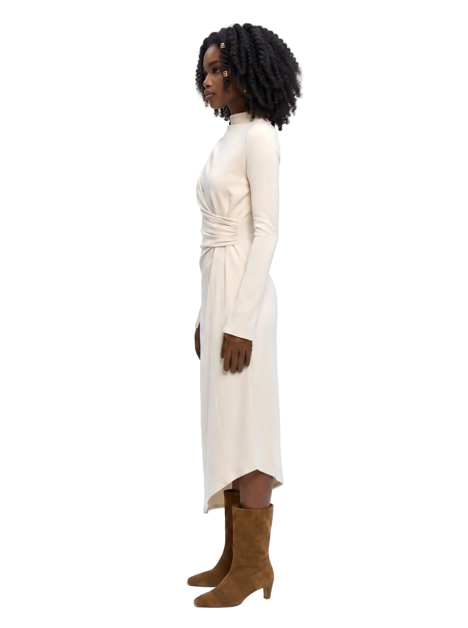 Vestido Yunella Crema