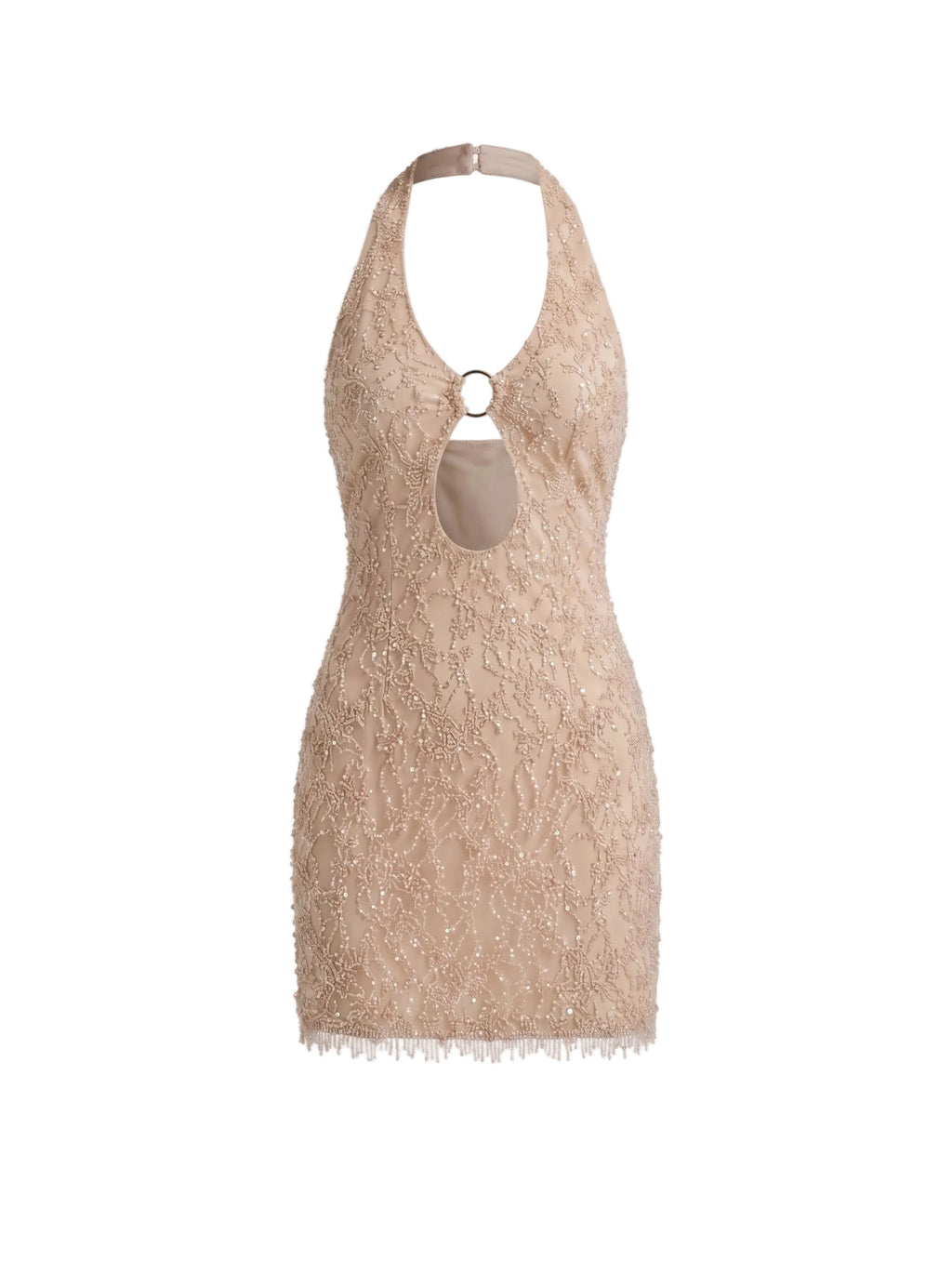 Vestido Alzira Beige Nude