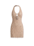Vestido Alzira Beige Nude