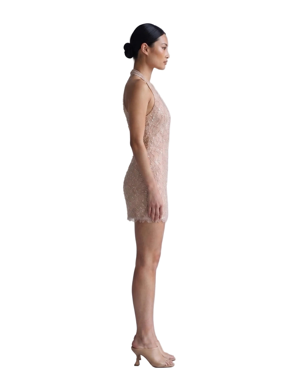 Vestido Alzira Beige Nude