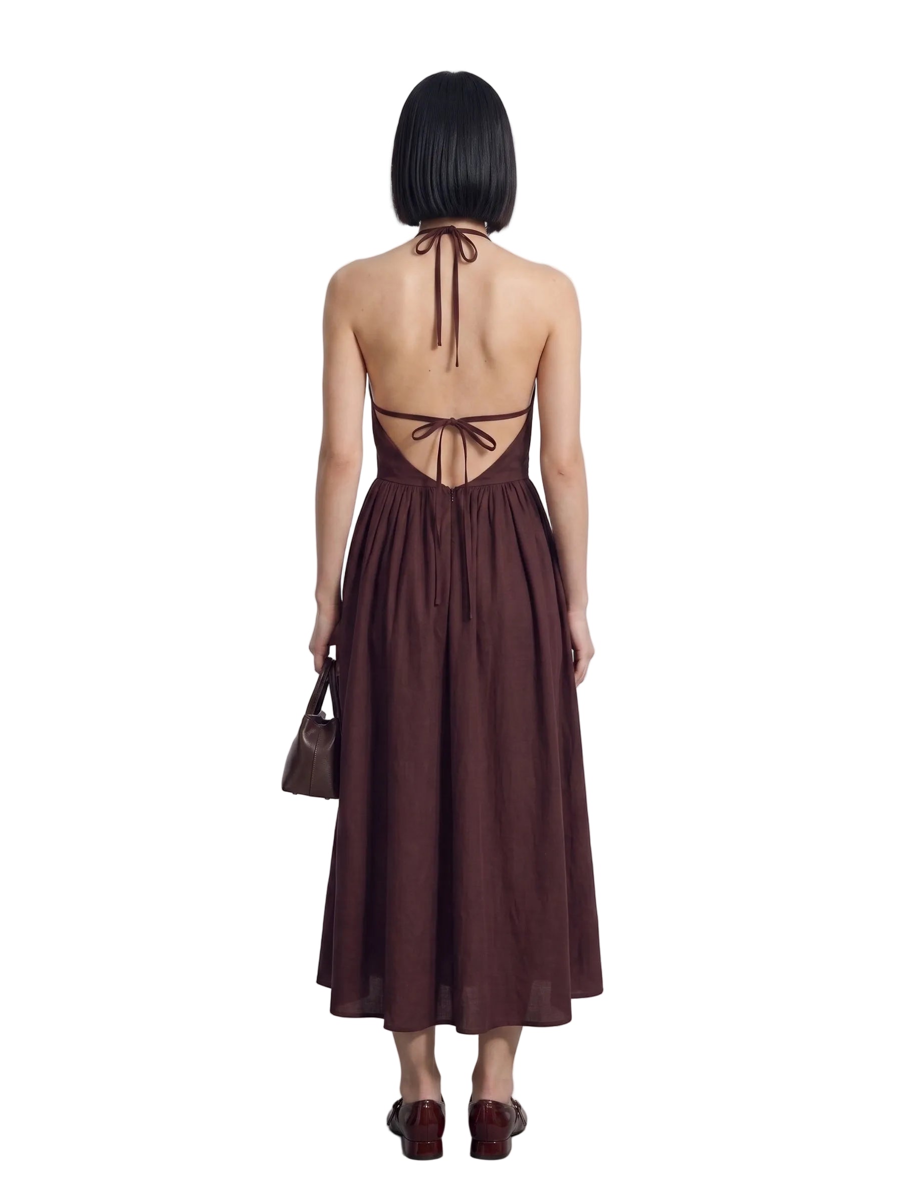 Vestido Dzhuliya Chocolate