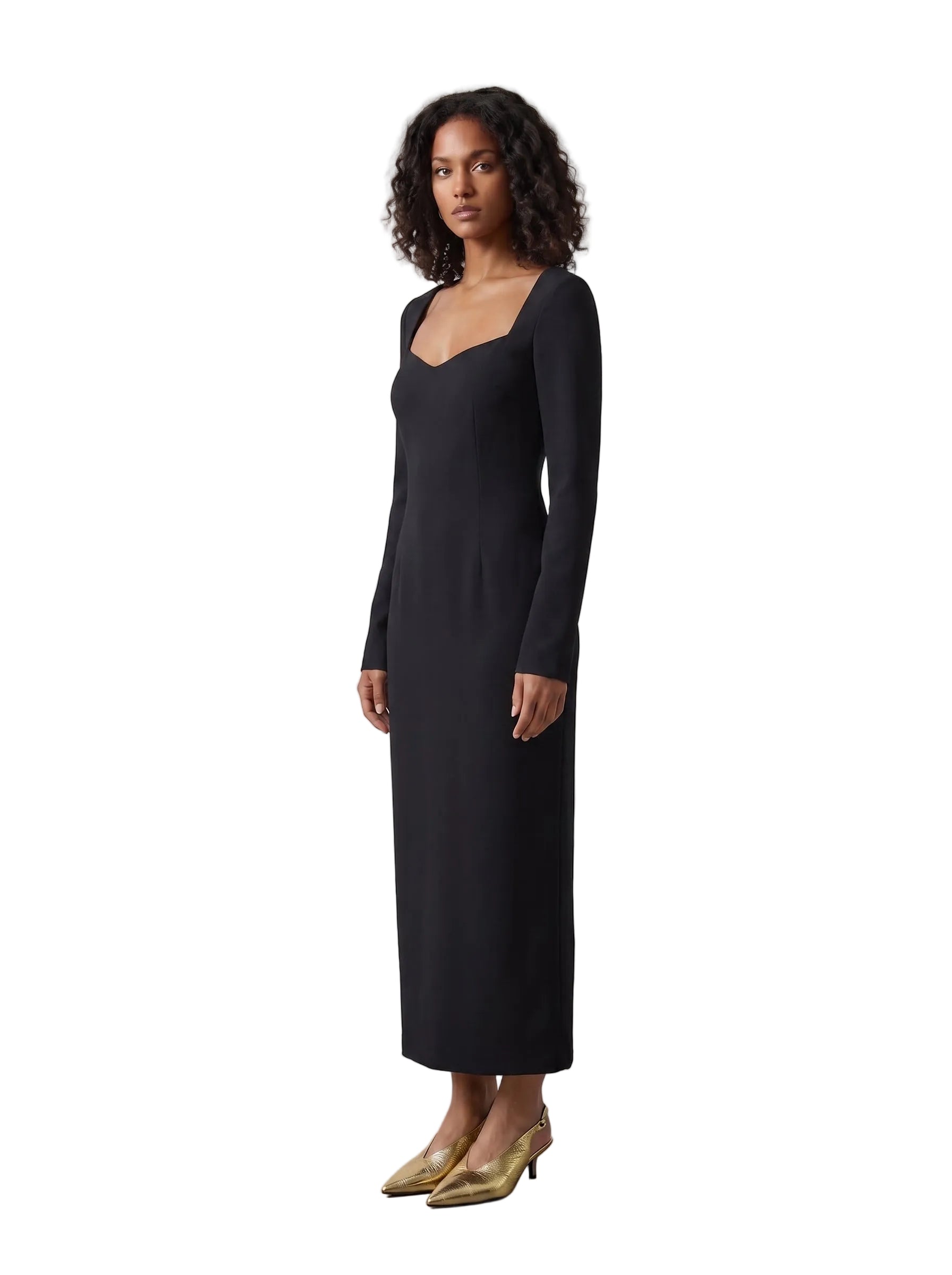 Vestido Sweetheart Noir