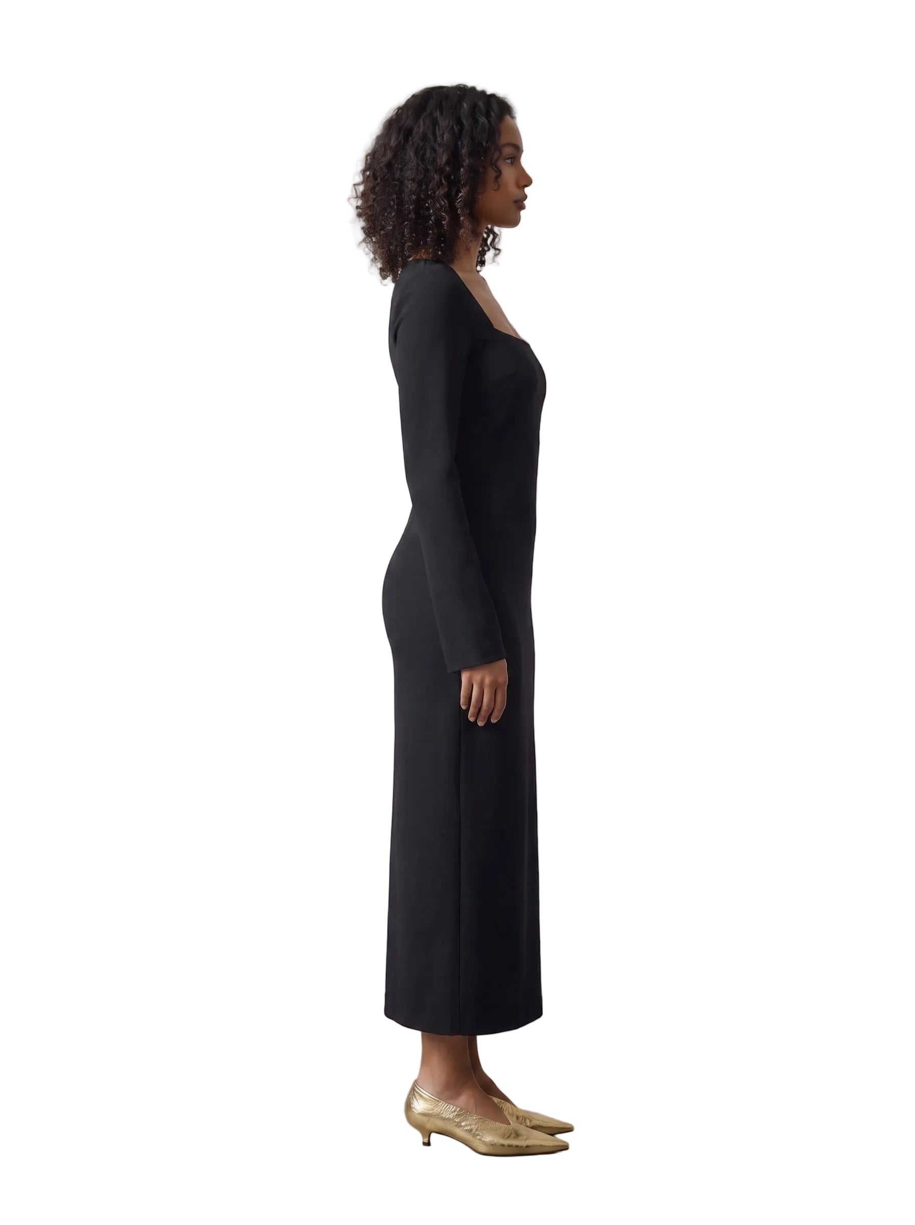 Vestido Sweetheart Noir