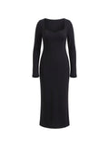 Vestido Sweetheart Noir