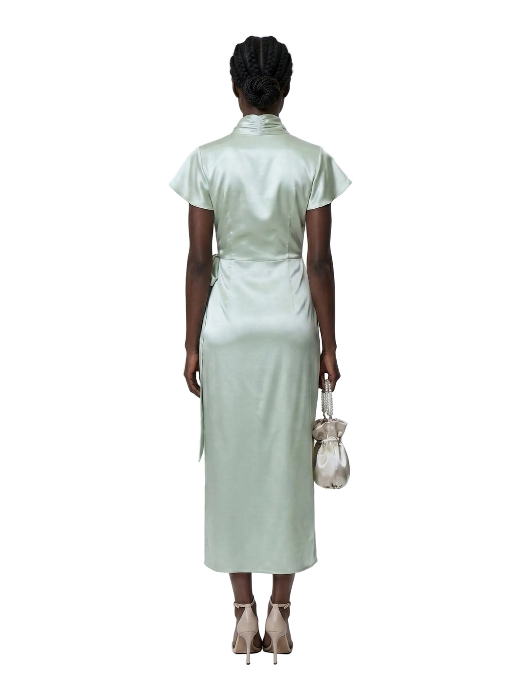 Vestido Wrap Sage