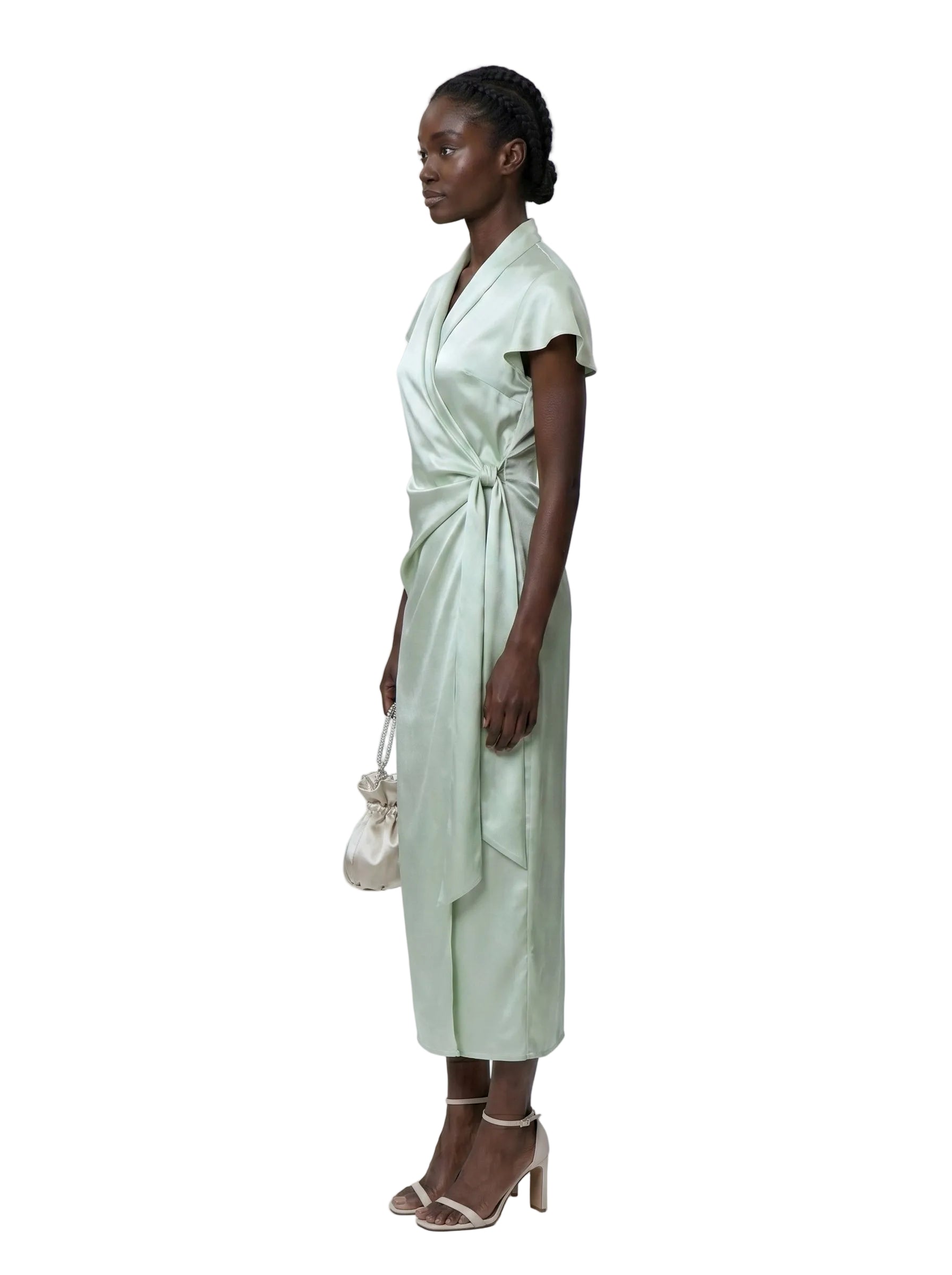 Vestido Wrap Sage