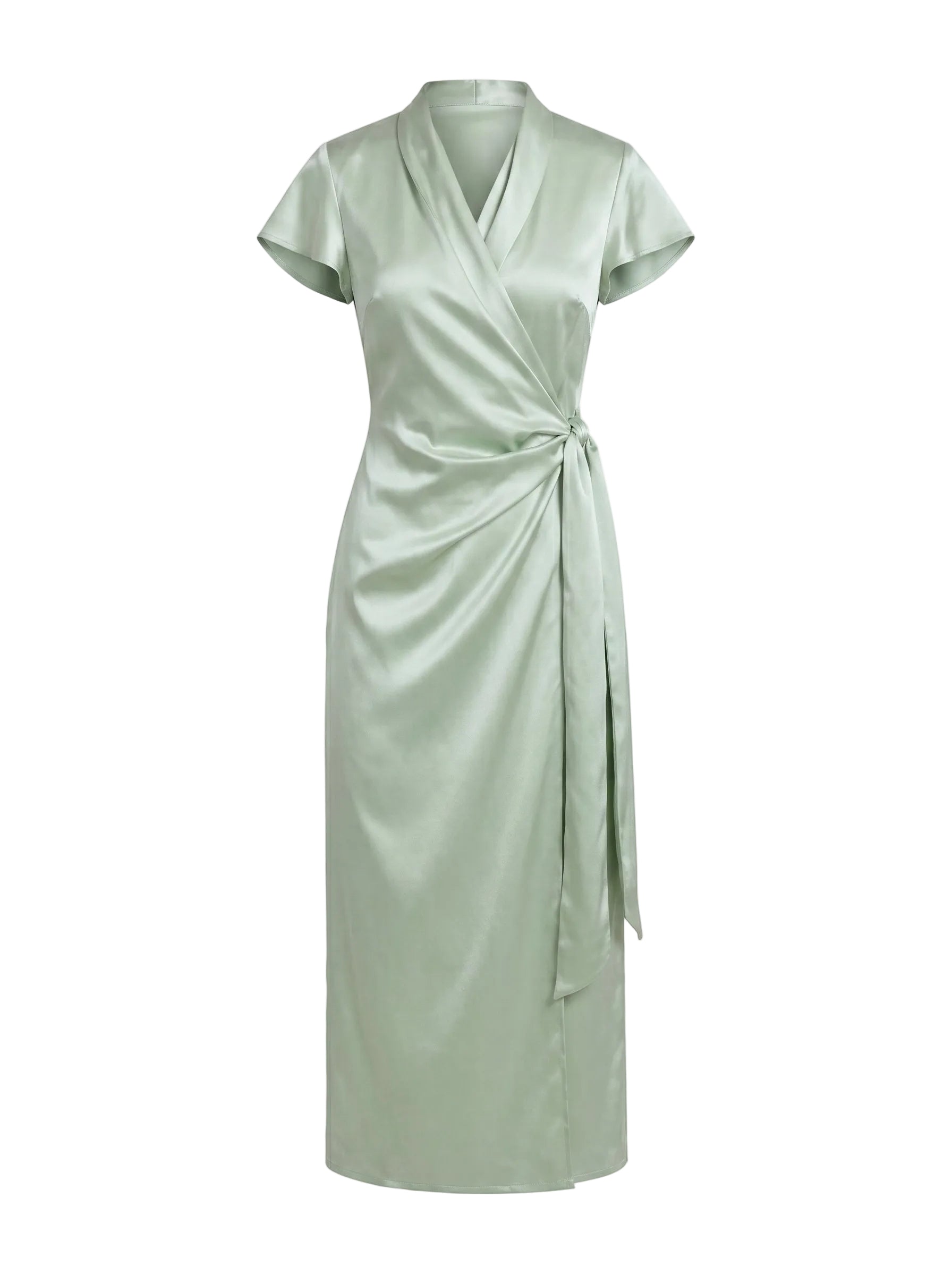 Vestido Wrap Sage