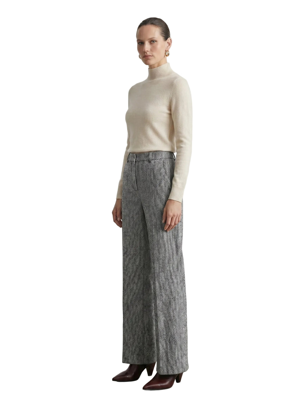 PANTALON HERRINGBONE