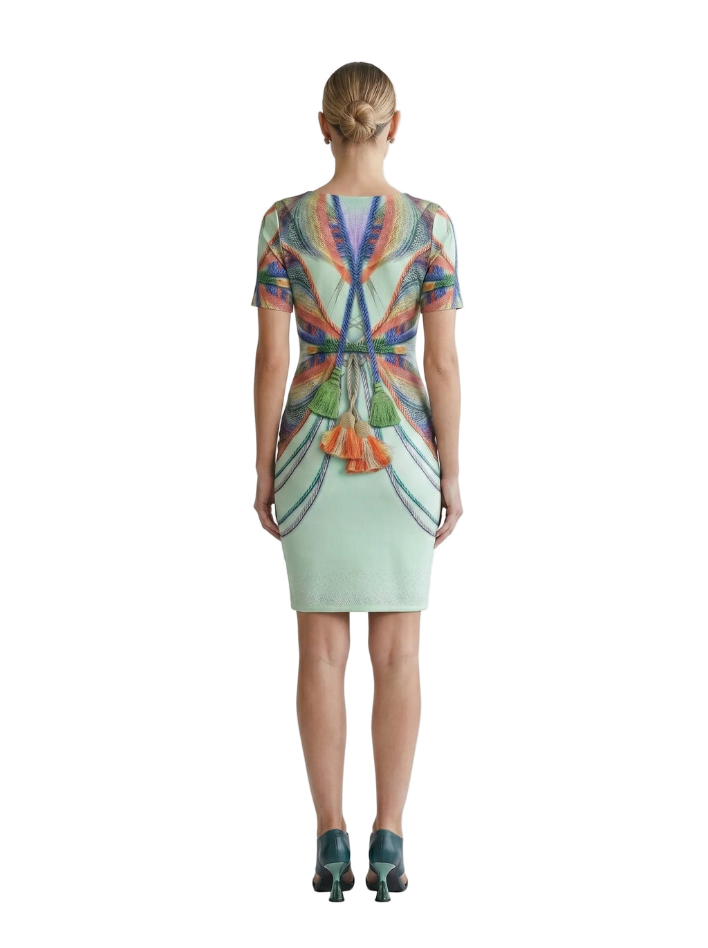 VESTIDO PRINT MENTA