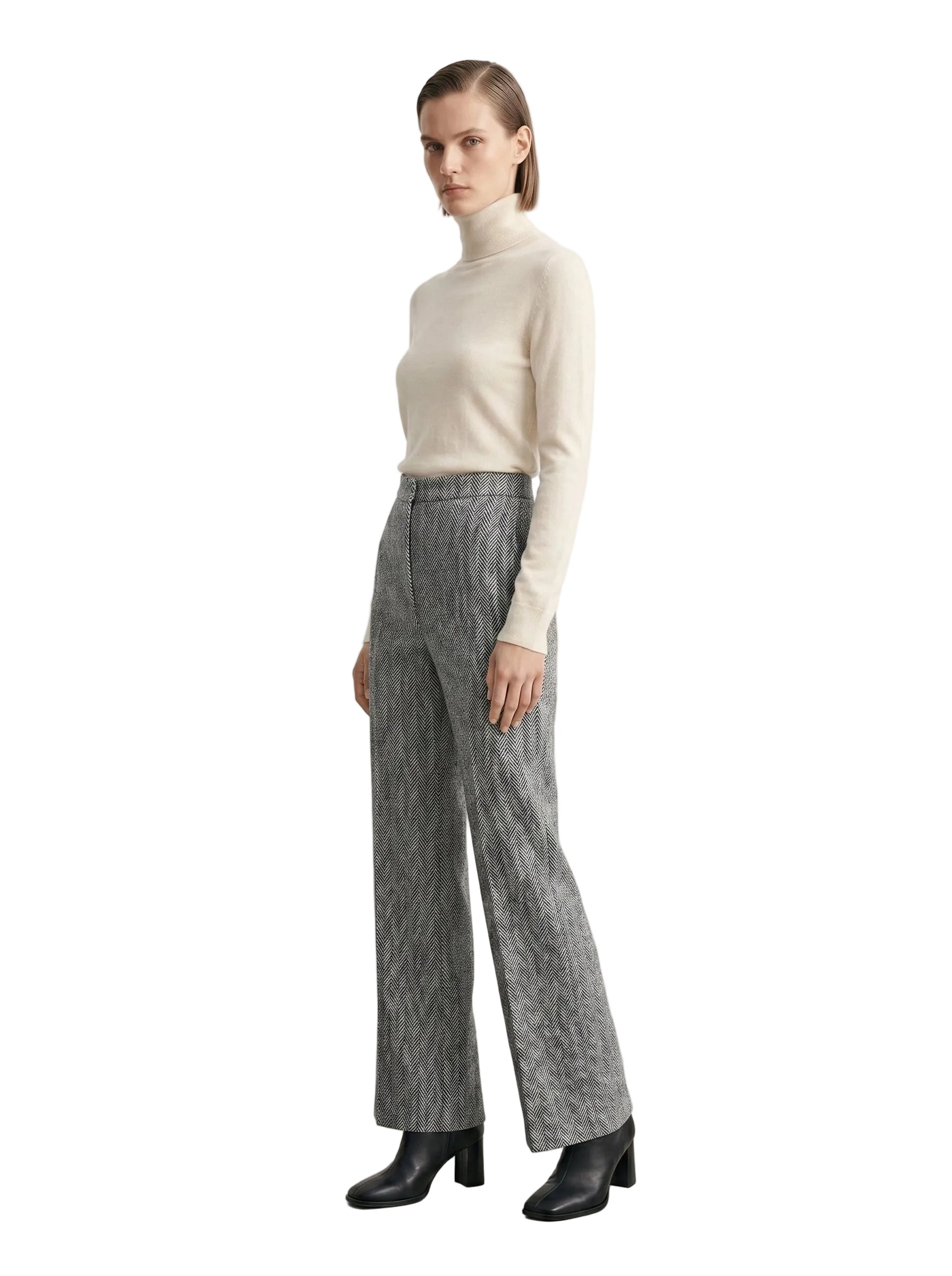 PANTALON HERRINGBONE