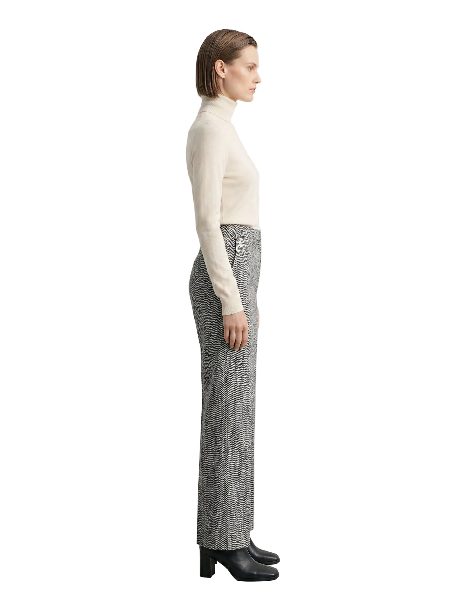 PANTALON HERRINGBONE
